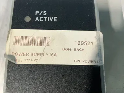 Used ALLENBRADLEY 1771P7 B PLC Power Supplies Ohio US | HGR 24 #1507648