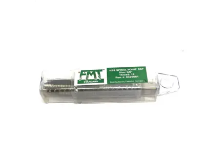 USED FMT STANDARD SPIRAL POINT TAP HSS, 5/8" SIZE, THREAD: 18