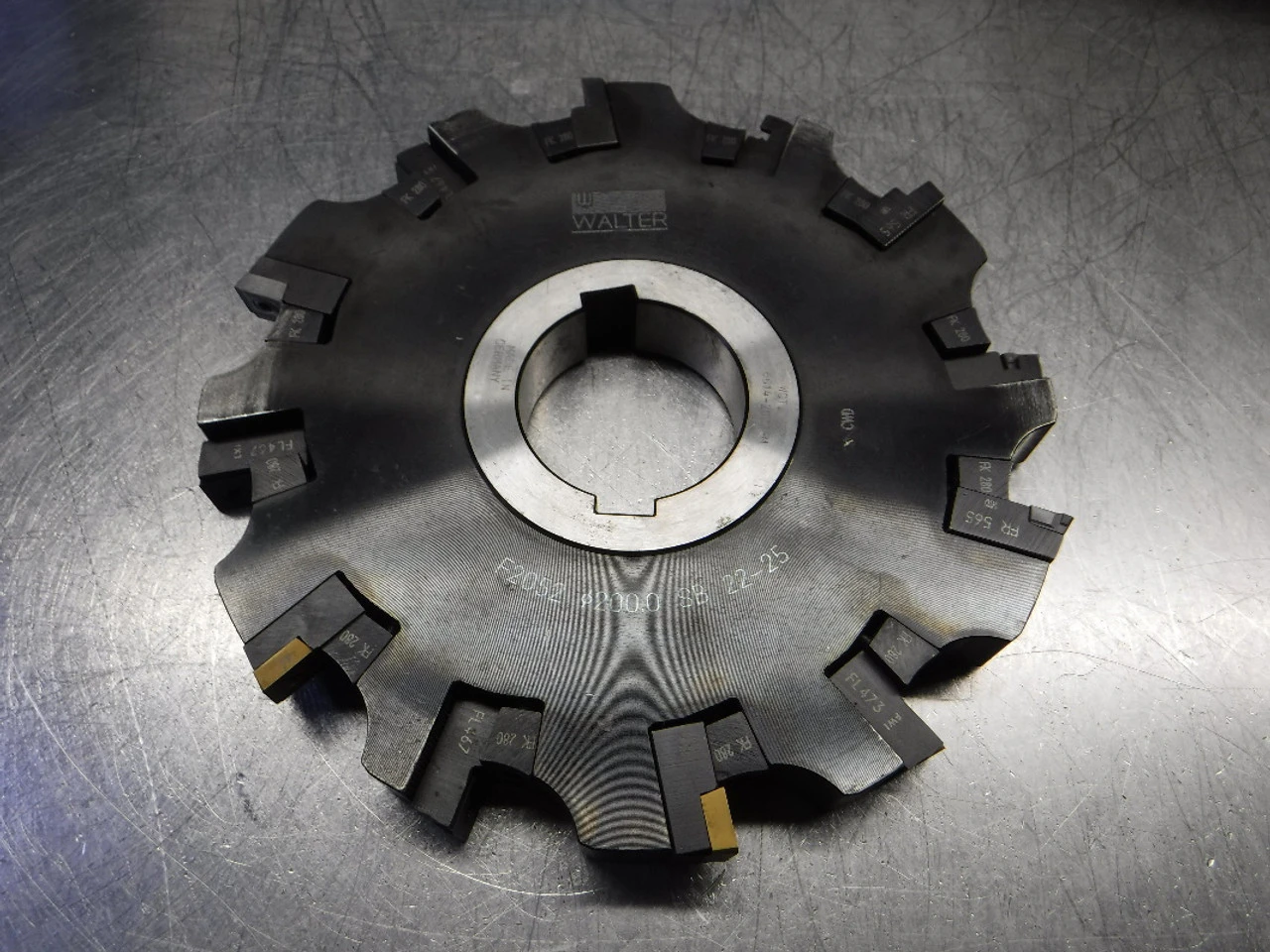 Walter 200mm Slot Milling Cutter 50mm Arbor F2052 200.0 SB 22-25 (LOC358A)