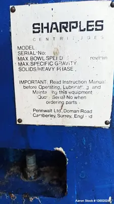 USED SHARPLES P3400