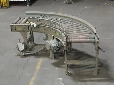SPC8841  Conveyor 90 degree size powered roller conveyor CS