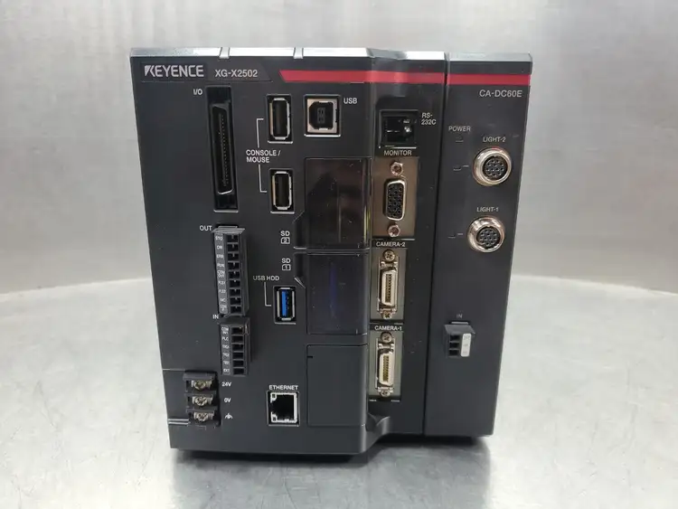 Used KEYENCE XG-X2502 PLC Processors | Palmetto Automation #1155131