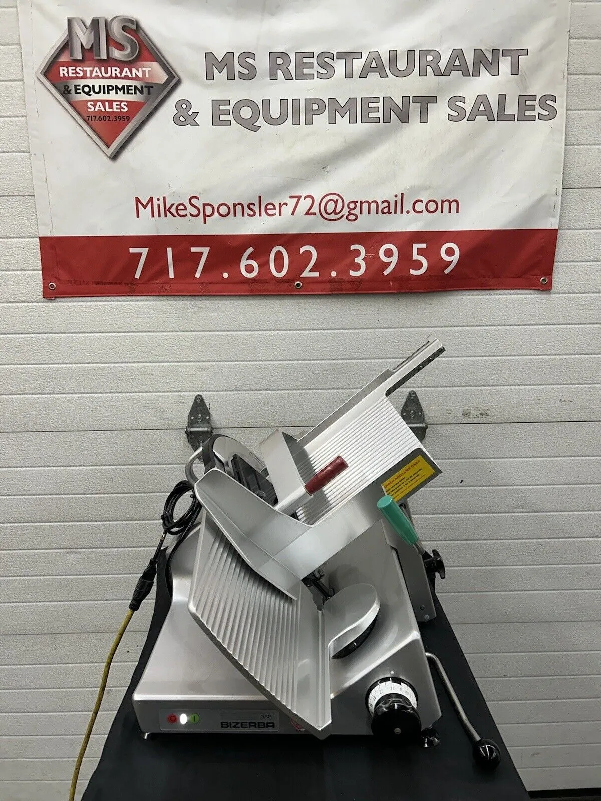 Bizerba GSPH 2017 Manual Deli Slicer Fully Refurbished & Working