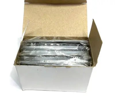 USED HUBBELL METALLIC PLATE, 1-GANG GFCI STAINLESS STEEL PKG OF 9