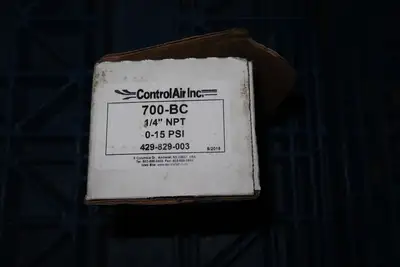 NEW CONTROL AIR INC. 700-BC