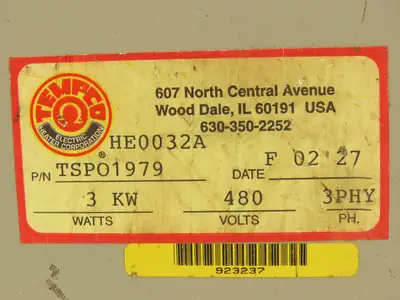 New | in-Stock INDEECO _UNKNOWN_ Heaters Indiana US | Arrow Industrial #624456