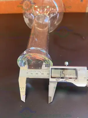 USED CHEMGLASS 1000 ML ROUND BOTTOM FLASK  1.5" SANITARY FITTING