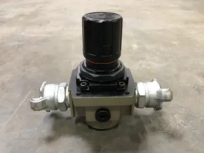 Solenoid Valve w/ 150 psi Pressure Gauge