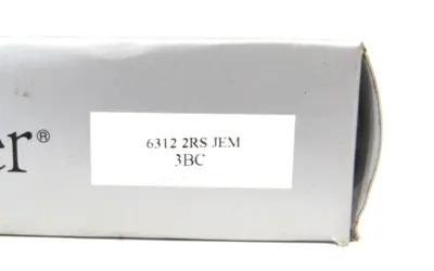 NEW SHUSTER 6312-2RS-JEM ROLLER BEARING 63122RSJEM