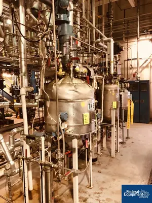 USED Gaspar 30 Gal Gaspar Reactor, 316L S/S, 150/150#