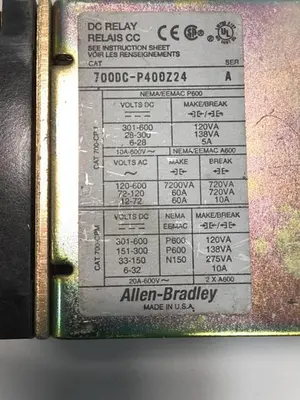 USED ALLEN BRADLEY 700DC-P400Z24