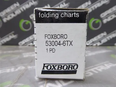 Lot of 10 Foxboro 53004-6TX Folding Paper Charts New