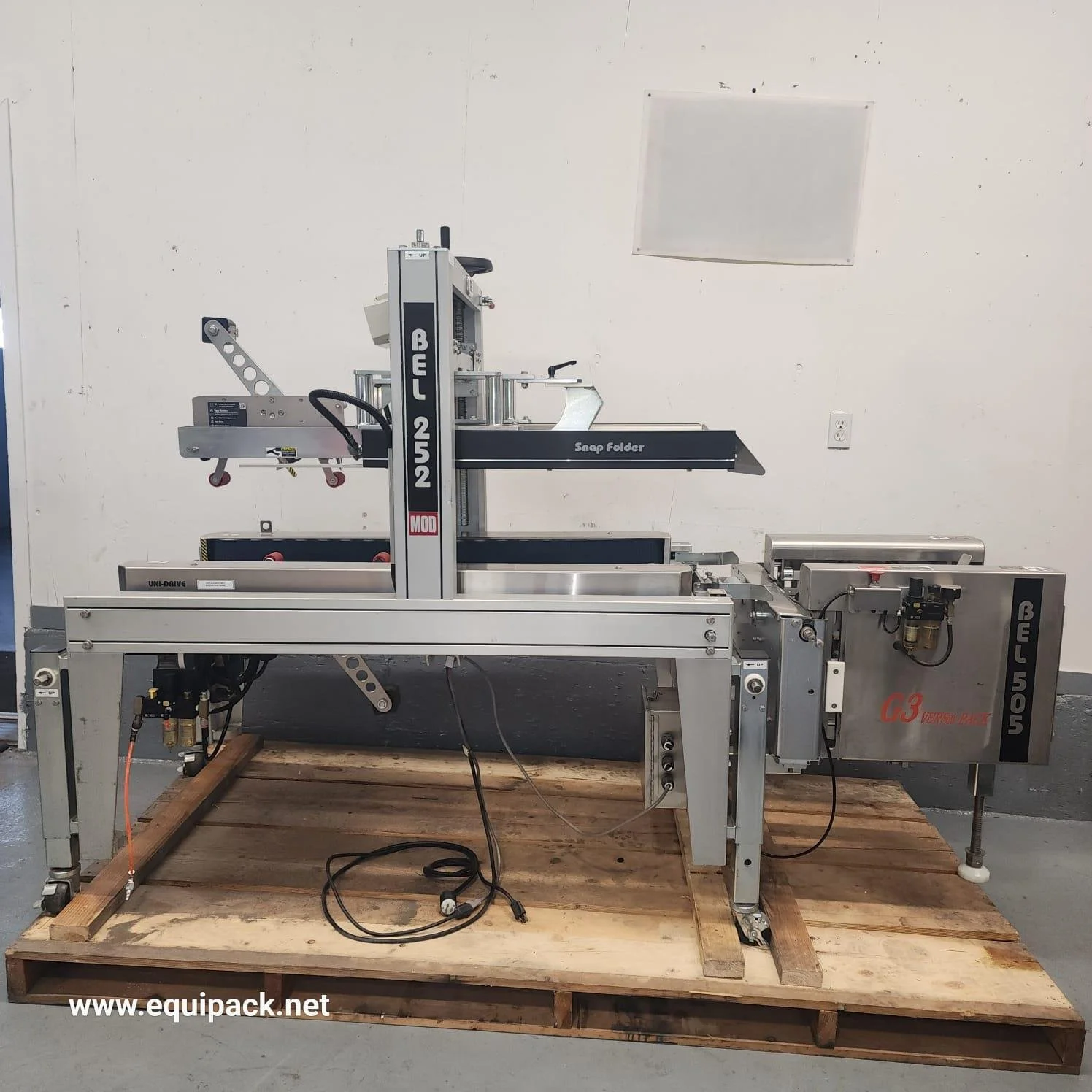Case Sealer  BEL Model 252 With snap folder Former #  6981