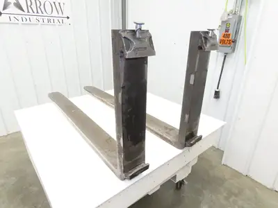 Cascade 1048447 5 X 53" Class 3 Steel Forklift Forks 20" Carriage 1-Pair READ