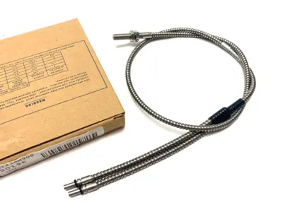USED BANNER ENGINEERING HEAVY DUTY FIBER OPTIC HIGH-TEMP SENSOR