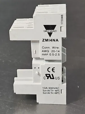 Carlo Gavazzi ZMI4NA Relay Socket (LOT OF 3) loc4D13