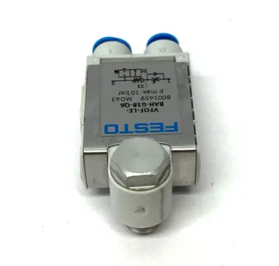 Used Festo One-Way Flow Control Check Valve, non-return, 8001459 Solenoid Valves Michigan US | Maverick Industrial Sales #1391685