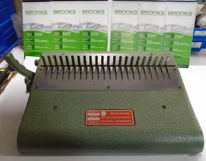 Used GBC 184 BN Binding Equipment | BROOKS PRINTING EQUIPMENT #391694