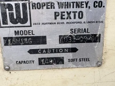 2000 ROPER WHITNEY 10m14G Power Squaring Shears (Gauge) | THREE RIVERS MACHINERY (7)