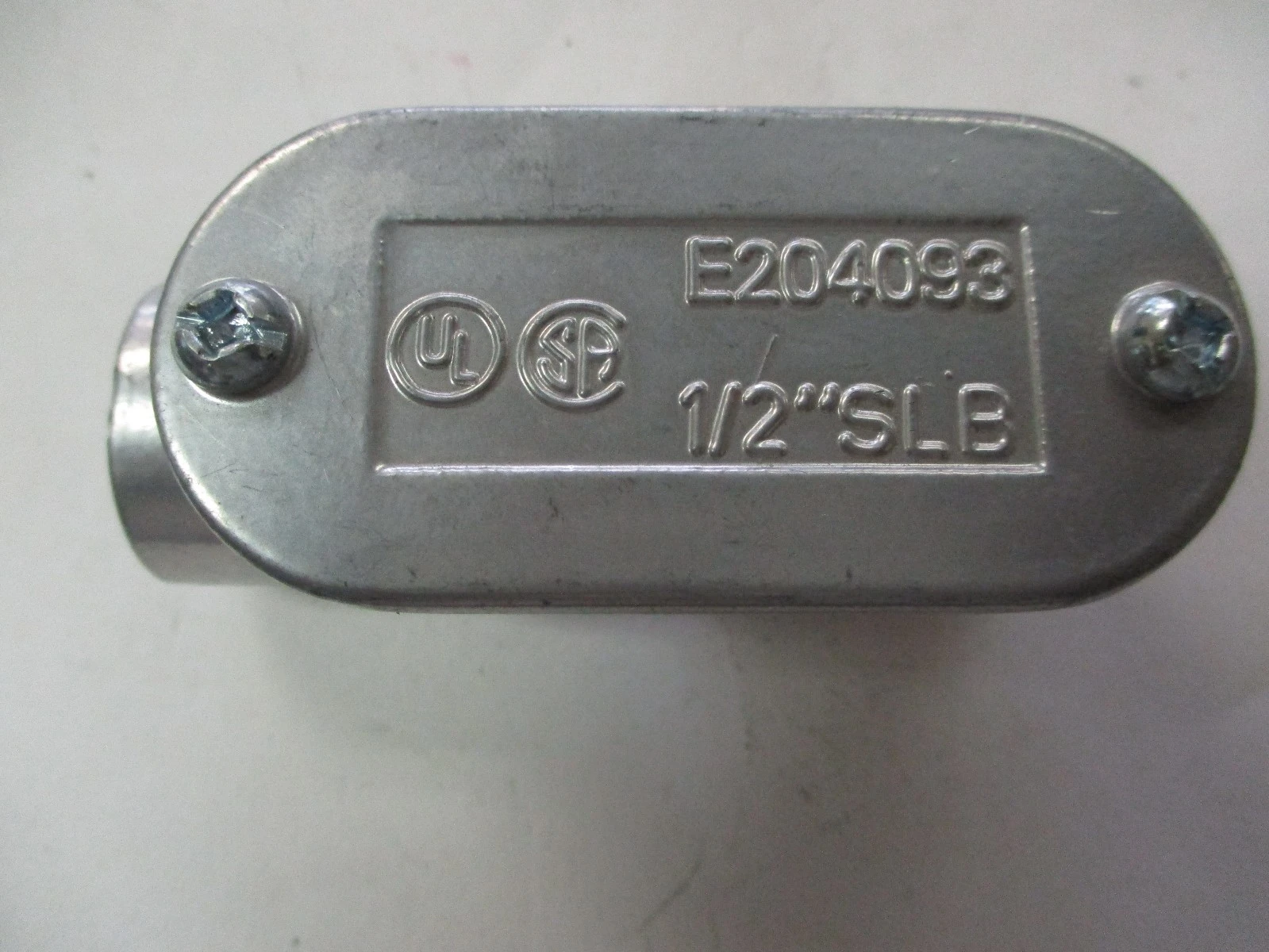 New E204093 Electrical 1/2" SLB Conduit Aluminum Body With Cover