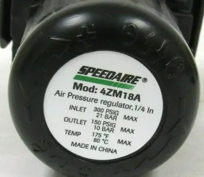 NEW SPEEDAIRE 4ZM18A AIR PRESSURE REGULATOR
