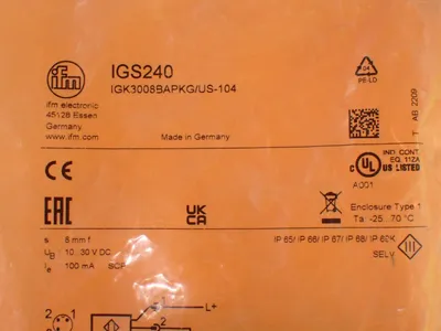 NEW IFM IGS240