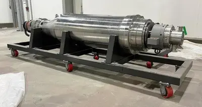 (2) GEA Westfalia ProteinMaster CF 6000 sanitary tricanter rotating assemblies, 316SS.