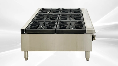 171-0447 36" 6-Burner Gas Hot Plate