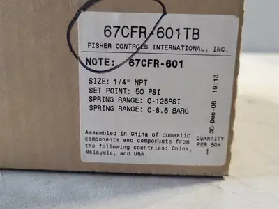 NEW FISHER 67CFR-601TB