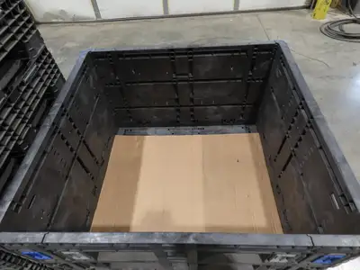 Orbis BulkPak Collapsible Bulk Container Bin 28.7 cu-ft 48 x 44.5" Stackable