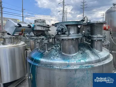 USED Lee Industries 360 Gal Lee Reactor, 304 S/S, 20/100#