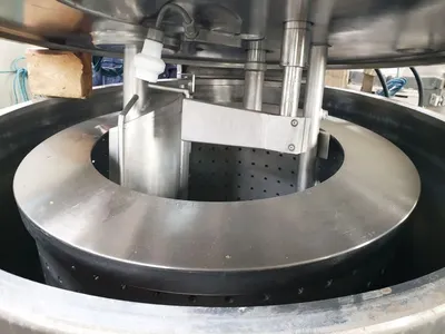 GFT V 63-U perforate basket centrifuge, Hastelloy C22.
