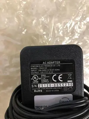 CINCON ELECTRONICS AC ADAPTER  TR25120