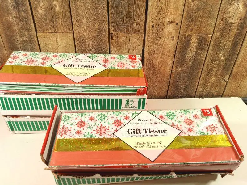 Huge lot of Christmas tissue paper - 4 boxes