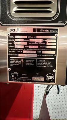 Used BKI Used BKI DR-34 Countertop Electric Rotisserie Oven - 240V 1PH Electric Ovens Illinois US | Falcon Restaurant Supply #1374393