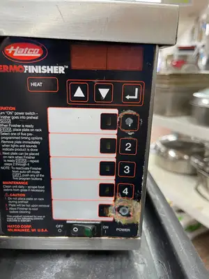 Used Hatco Used Hatco TF-2005 Electric Cheese Melter Toaster Warmer Finisher 240V Salamanders & Cheese Melters Illinois US | Falcon Restaurant Supply #1376200