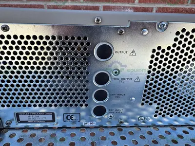 Used HP HEWLETT PACKARD 8114A HIGH POWER PULSE GENERATOR 100V / 2A Pulse Generators California US | Equipment Lab #1302711