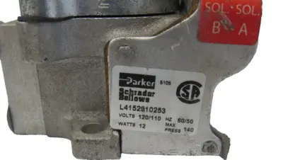 NEW PARKER L4152910253 PNEUMATIC VALVE 120/60 110/50