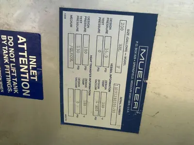 Used 2010 MUELLER 8,300 GALLON Stainless Steel Tanks New Jersey US | Perry Equipment #871222