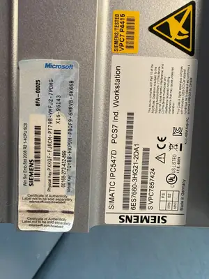 *3066 Siemens Simatic IPC547D PCS7 6ES7660-3HG21-2DA1 (10.3.2)
