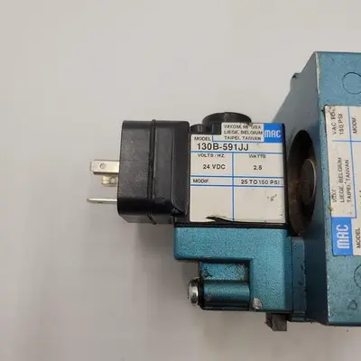 Used MAC MAC 56C-47-591JJ VALVE & 130B-591JJ SOLENOID VALVE Solenoid Valves | ND Industrial Surplus #1219045