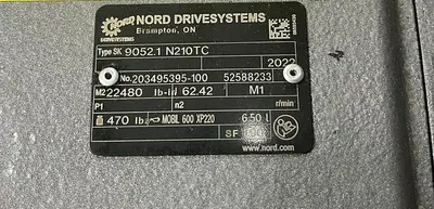 USED 2022 NORD DRIVESYSTEMS SK 9052.1 N210TC