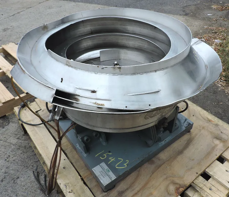 Used ELF 24" SS BOWL FEEDER CF 532 24 Vibratory Bowl Feeder New Jersey US | Champion Trading Corporation #423532