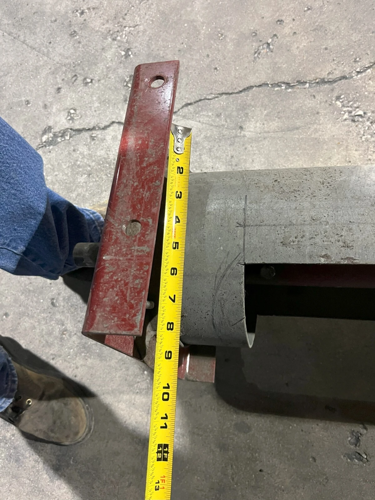 Screw Auger 20 ft long 8 in tube material Conveyor