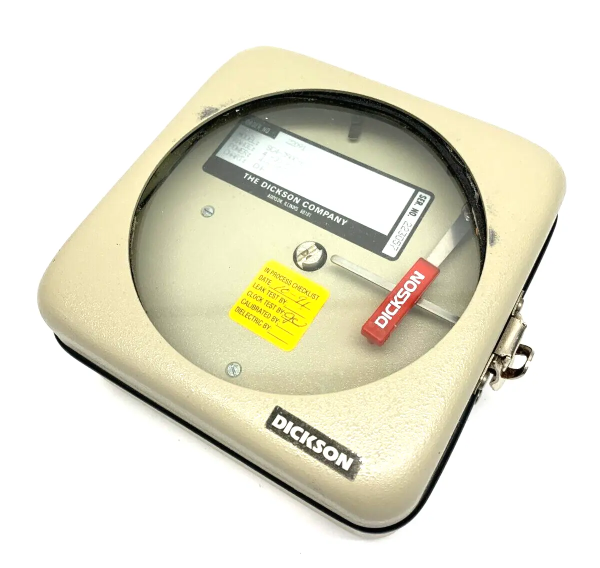 USED DICKSON SC4-350C-B-7 TEMPERATURE RECORDER 4"