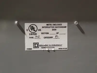 USED SQUARE D HVMB305200
