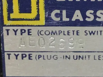 USED SQUARE D 9007-AEQ2699