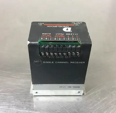 DREXELBROOK 401-0401-001 RECEIVER SINGLE CHANNEL FAULT/ALARM Loc.3A