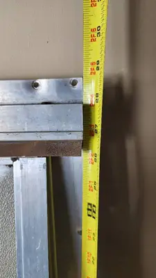 Aluminum Frame Window with Glass Pane - Total Dimensions 17 1/2 x 28 1/2