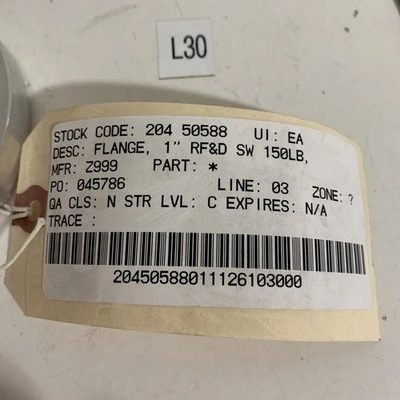 Socket Weld Flange 1" Stainless Steel Fast Shipping!